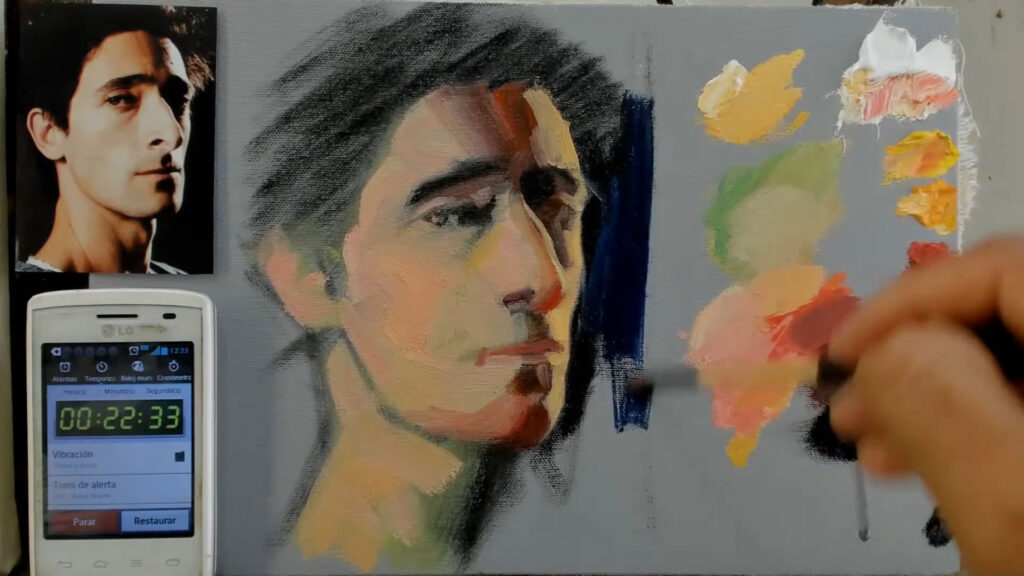 How to Paint a Portrait in 35 Minutes: A Step-by-Step Demo