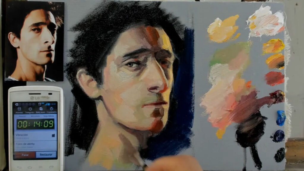 How to Paint a Portrait in 35 Minutes: A Step-by-Step Demo