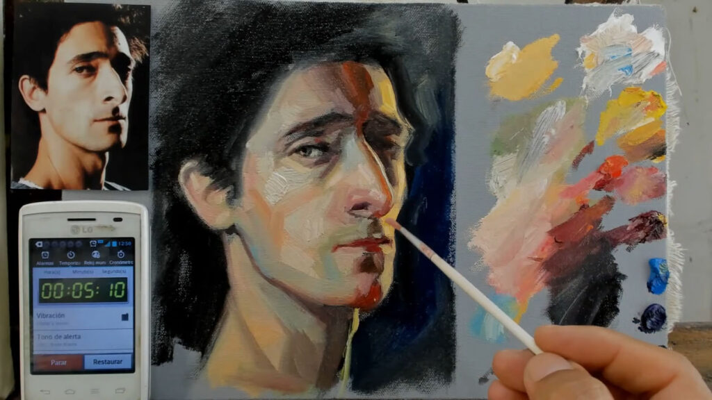 How to Paint a Portrait in 35 Minutes: A Step-by-Step Demo