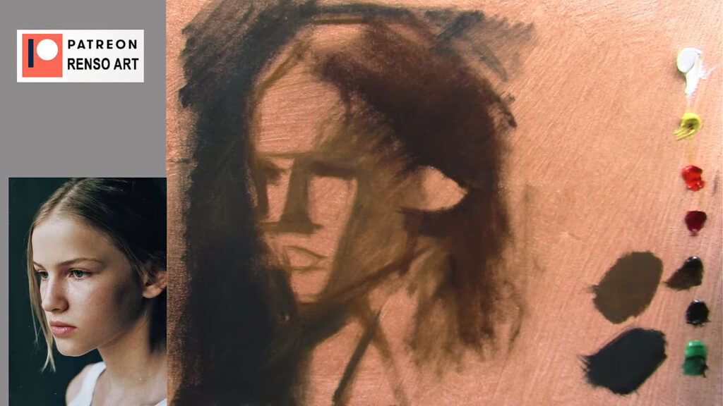 Edges in Oil Portrait Painting