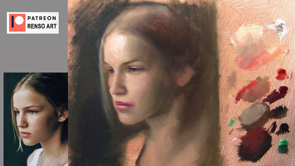 Edges in Oil Portrait Painting