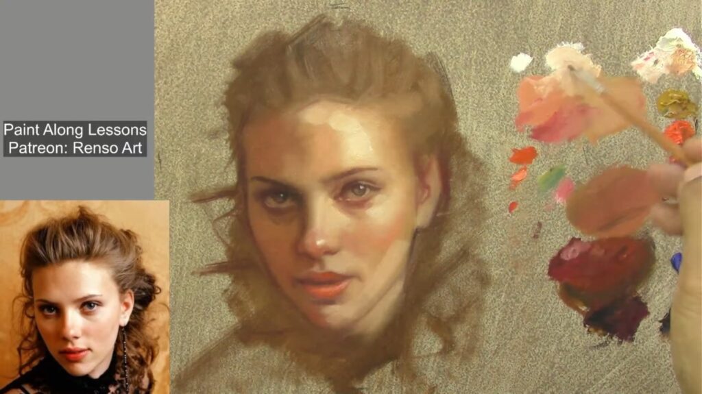 The Art of Portrait Painting – Capturing Scarlett Johansson’s Essence