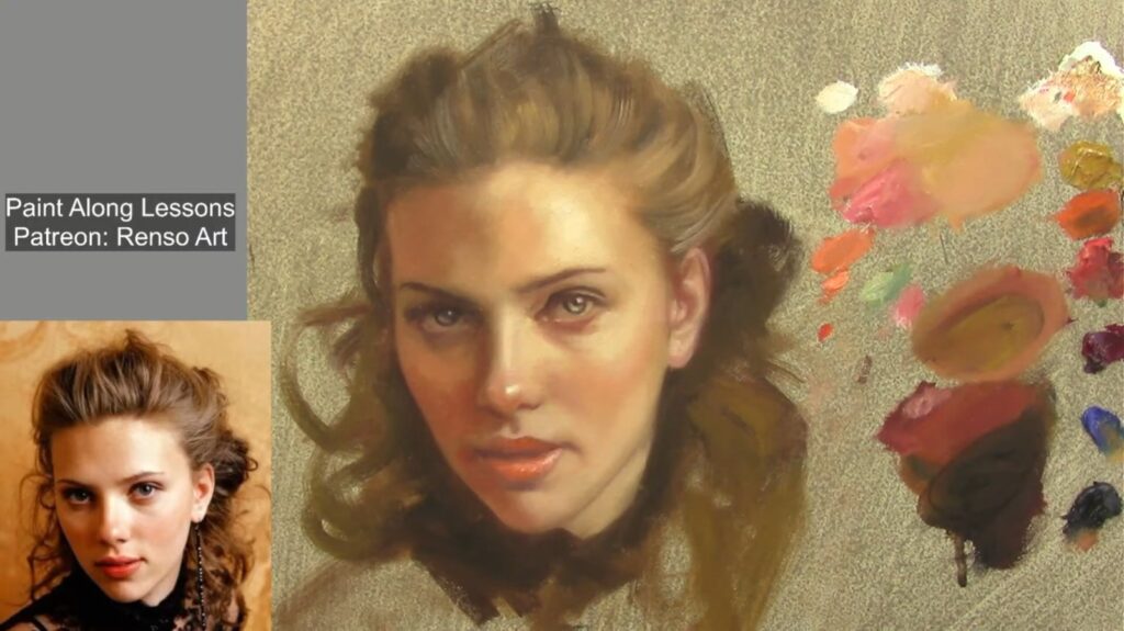 The Art of Portrait Painting – Capturing Scarlett Johansson’s Essence