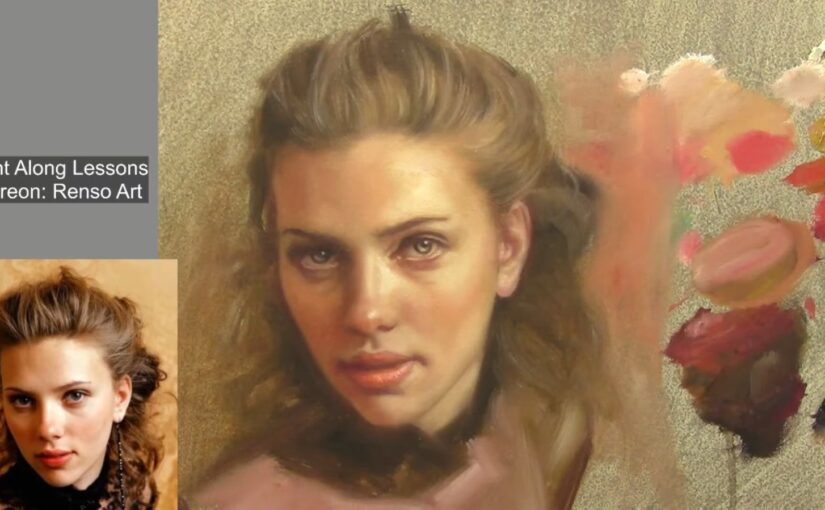 The Art of Portrait Painting – Capturing Scarlett Johansson’s Essence